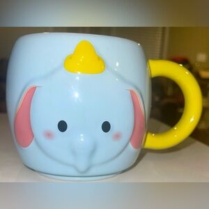 Disney Store Dumbo mug blue yellow handle